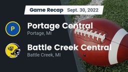Recap: Portage Central  vs. Battle Creek Central  2022