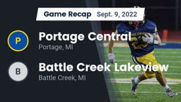 Recap: Portage Central  vs. Battle Creek Lakeview  2022