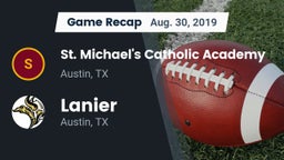 Recap: St. Michael's Catholic Academy vs. Lanier  2019
