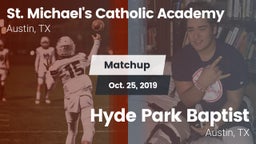 Matchup: St. Michael's vs. Hyde Park Baptist  2019