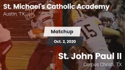 Matchup: St. Michael's vs. St. John Paul II  2020