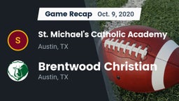 Recap: St. Michael's Catholic Academy vs. Brentwood Christian  2020