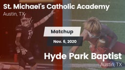 Matchup: St. Michael's vs. Hyde Park Baptist  2020