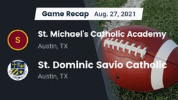 Recap: St. Michael's Catholic Academy vs. St. Dominic Savio Catholic  2021