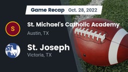 Recap: St. Michael's Catholic Academy vs. St. Joseph  2022