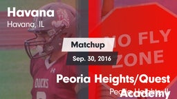 Matchup: Havana  vs. Peoria Heights/Quest Academy 2016