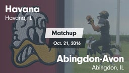 Matchup: Havana  vs. Abingdon-Avon  2016