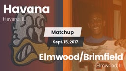Matchup: Havana  vs. Elmwood/Brimfield  2017