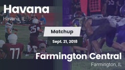 Matchup: Havana  vs. Farmington Central  2018