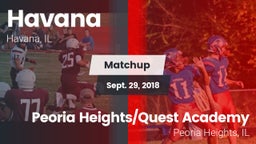 Matchup: Havana  vs. Peoria Heights/Quest Academy 2018