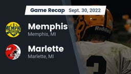 Recap: Memphis  vs. Marlette  2022