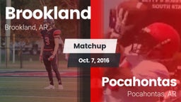 Matchup: Brookland High Schoo vs. Pocahontas  2016