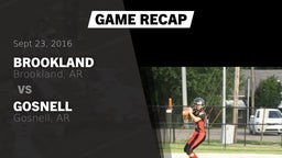 Recap: Brookland  vs. Gosnell  2016
