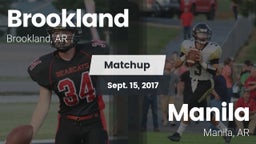 Matchup: Brookland High Schoo vs. Manila  2017