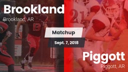 Matchup: Brookland High Schoo vs. Piggott  2018