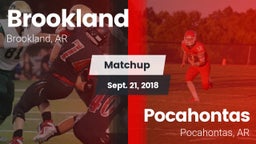 Matchup: Brookland High Schoo vs. Pocahontas  2018