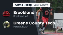Recap: Brookland  vs. Greene County Tech  2019