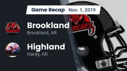 Recap: Brookland  vs. Highland  2019