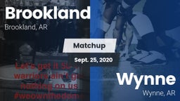 Matchup: Brookland High Schoo vs. Wynne  2020