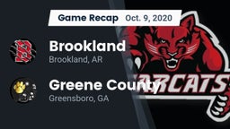 Recap: Brookland  vs. Greene County  2020
