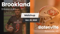 Matchup: Brookland High Schoo vs. Batesville  2020