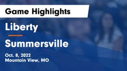 Liberty  vs Summersville   Game Highlights - Oct. 8, 2022