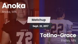 Matchup: Anoka  vs. Totino-Grace  2017