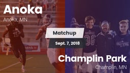 Matchup: Anoka  vs. Champlin Park  2018
