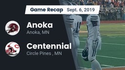 Recap: Anoka  vs. Centennial  2019