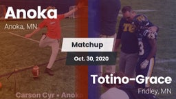Matchup: Anoka  vs. Totino-Grace  2020