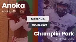 Matchup: Anoka  vs. Champlin Park  2020
