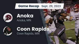 Recap: Anoka  vs. Coon Rapids  2023