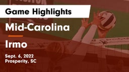 Mid-Carolina  vs Irmo  Game Highlights - Sept. 6, 2022