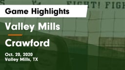 Valley Mills  vs Crawford  Game Highlights - Oct. 20, 2020