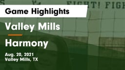 Valley Mills  vs Harmony Game Highlights - Aug. 20, 2021