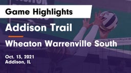 Addison Trail  vs Wheaton Warrenville South Game Highlights - Oct. 13, 2021