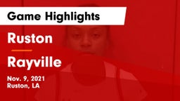 Ruston  vs Rayville  Game Highlights - Nov. 9, 2021