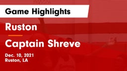 Ruston  vs Captain Shreve  Game Highlights - Dec. 10, 2021