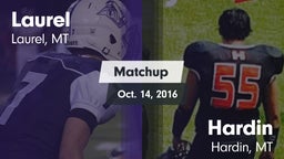 Matchup: Laurel  vs. Hardin  2016