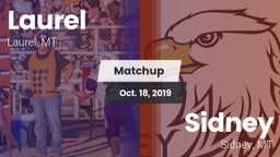 Matchup: Laurel  vs. Sidney  2019