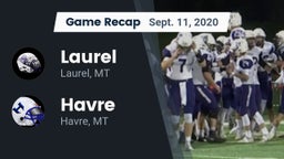 Recap: Laurel  vs. Havre  2020
