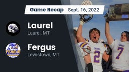 Recap: Laurel  vs. Fergus  2022