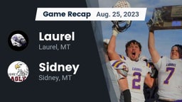 Recap: Laurel  vs. Sidney  2023