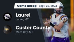 Recap: Laurel  vs. Custer County  2023