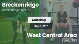 Matchup: Breckenridge High vs. West Central Area 2017