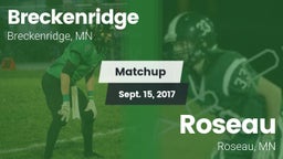 Matchup: Breckenridge High vs. Roseau  2017