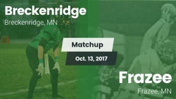 Matchup: Breckenridge High vs. Frazee  2017