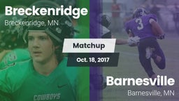 Matchup: Breckenridge High vs. Barnesville  2017