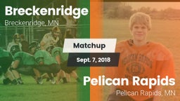 Matchup: Breckenridge High vs. Pelican Rapids  2018