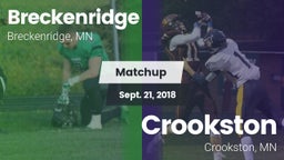 Matchup: Breckenridge High vs. Crookston  2018